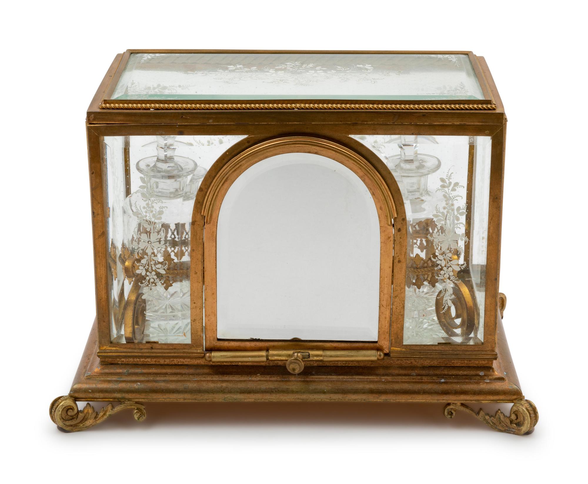 A French Gilt Bronze Cave à Liqueur
