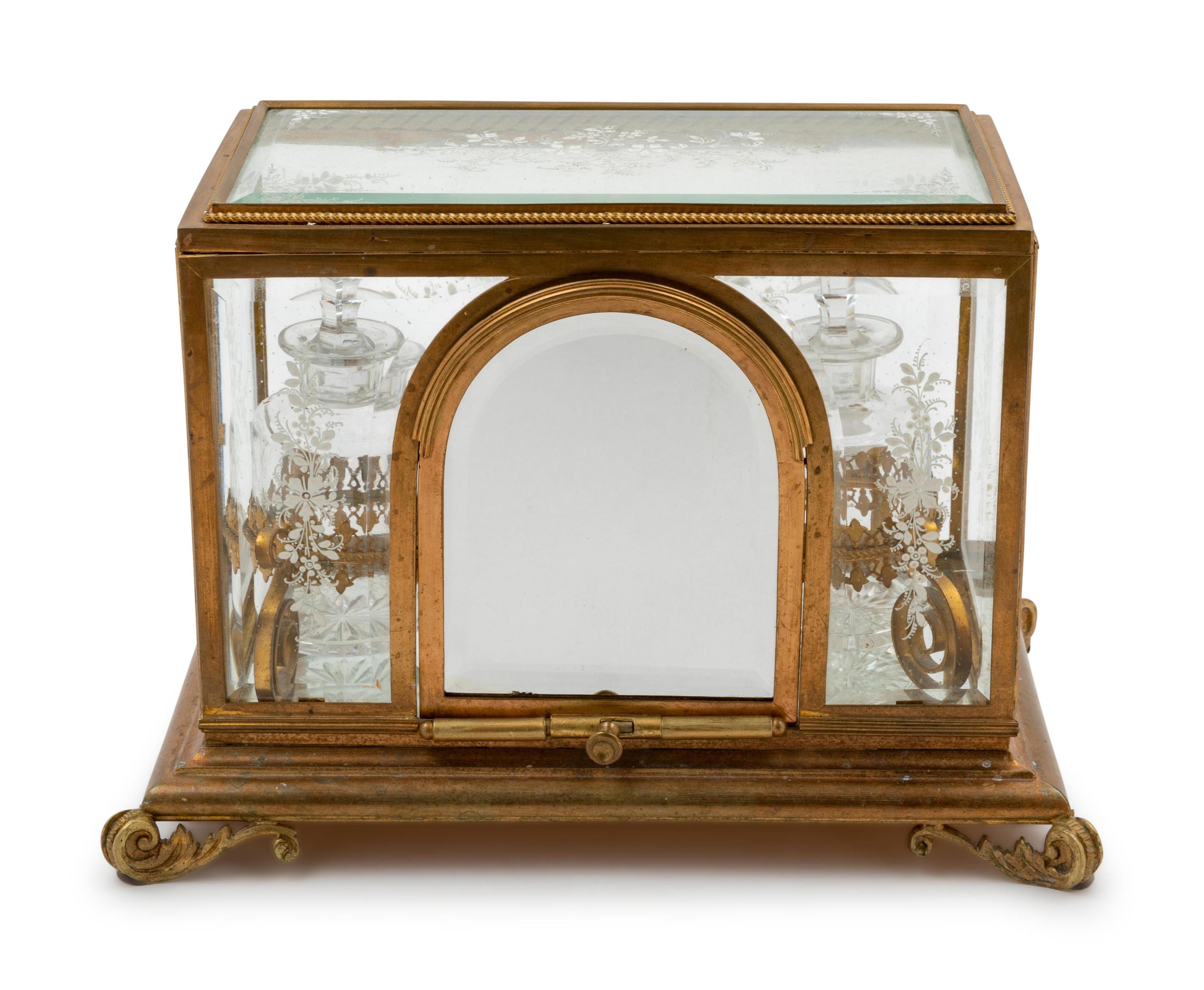 A French Gilt Bronze Cave à Liqueur