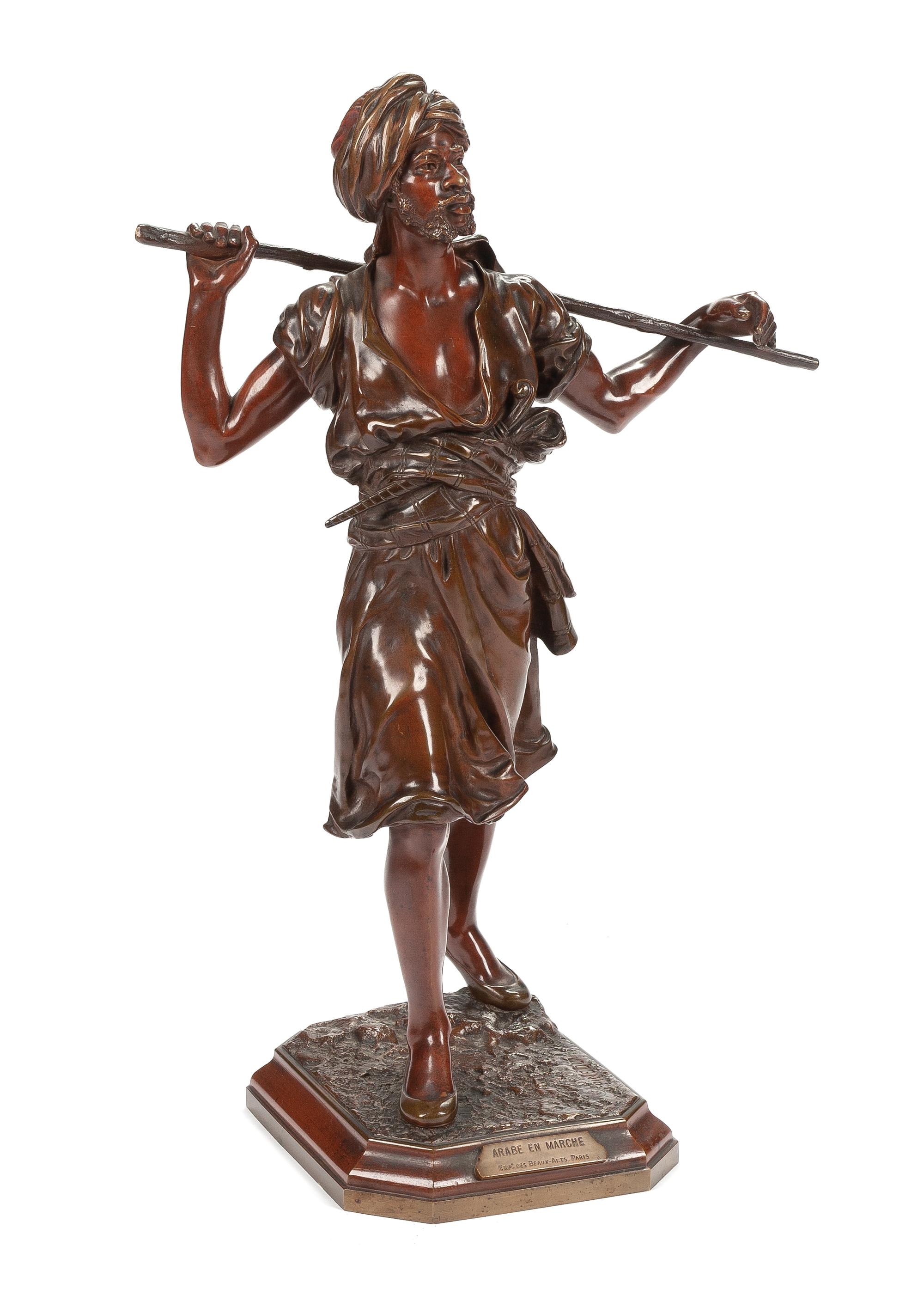 After Emile Pinedo, (French, Late 19th Century), Arabe en marche