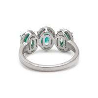 EMERALD AND DIAMOND RING