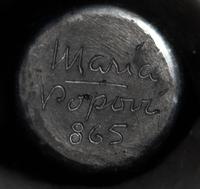 Blackware Pottery Jar, with Avanyu August 1965