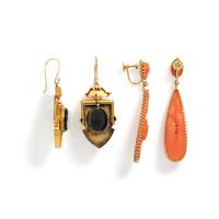 COLLECTION OF VICTORIAN EARRINGS
