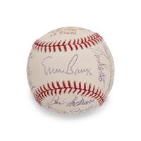 A 1969 Chicago Cubs Team Signed Autograph Baseball - 17 Signatures (Beckett Authentication Services)