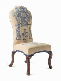 A Pair of Anglo-Dutch Walnut Side Chairs