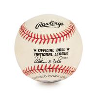 A Hank Aaron Signed Autograph Baseball (Beckett Authentication Services BAS Certified),