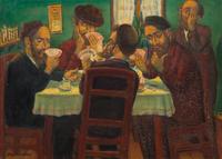 Maurice Kish, (American/ Russian, 1895-1987), Card Players