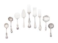 A Large group of Miscellaneous American Silver Flatware