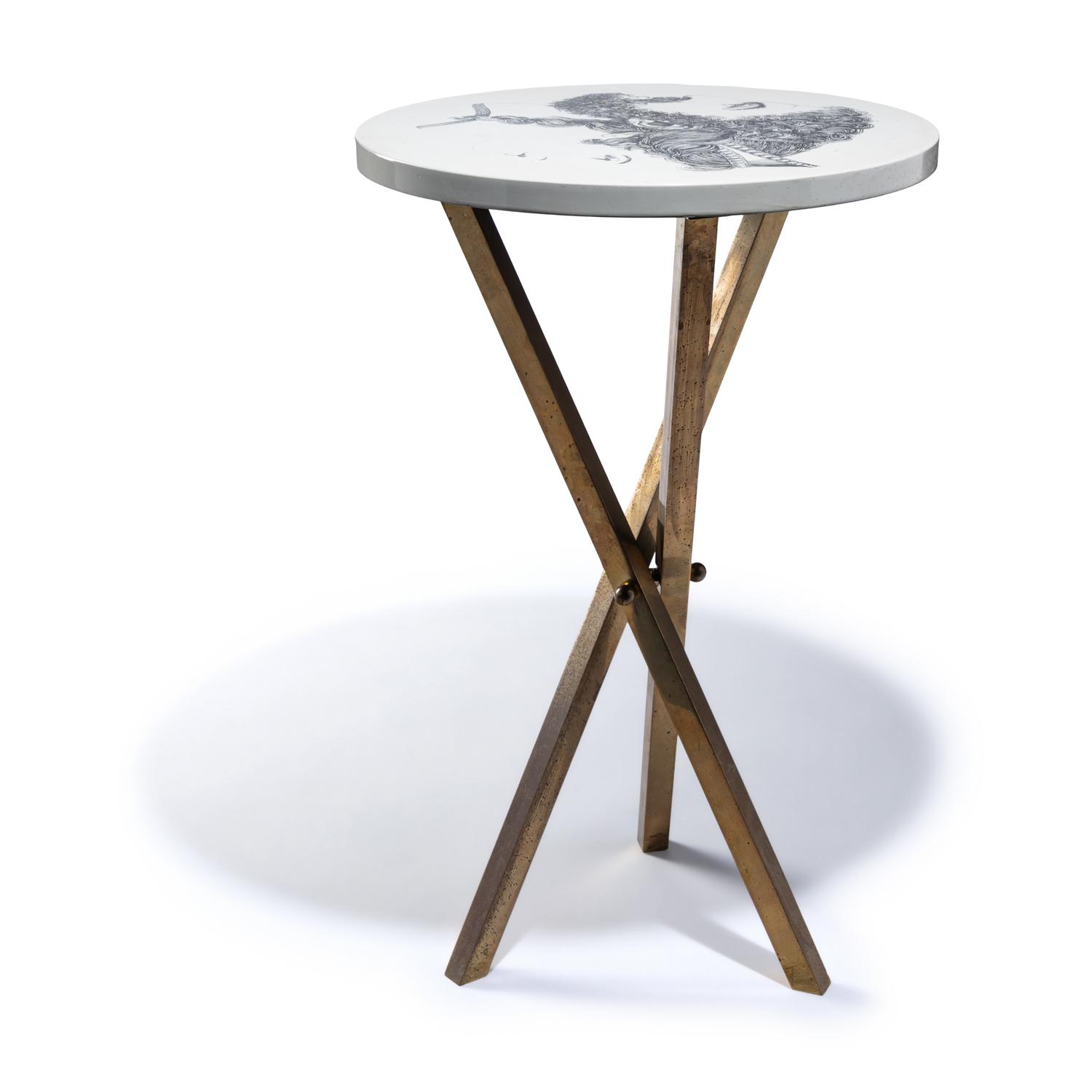 Piero Fornasetti (Italian, 1913-1988) — 'Giano Bifronte ' Side Table