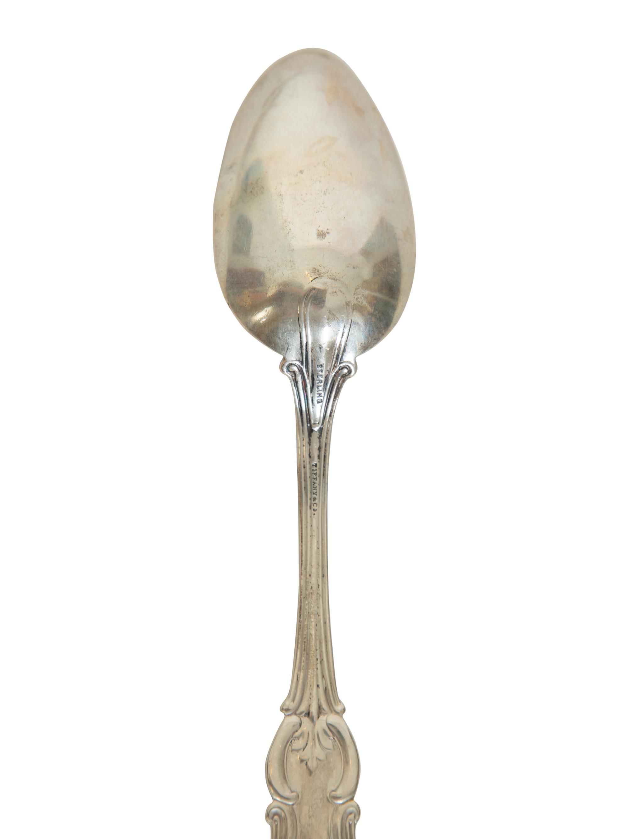 A Tiffany Silver Flatware Service — CIRCA 1860