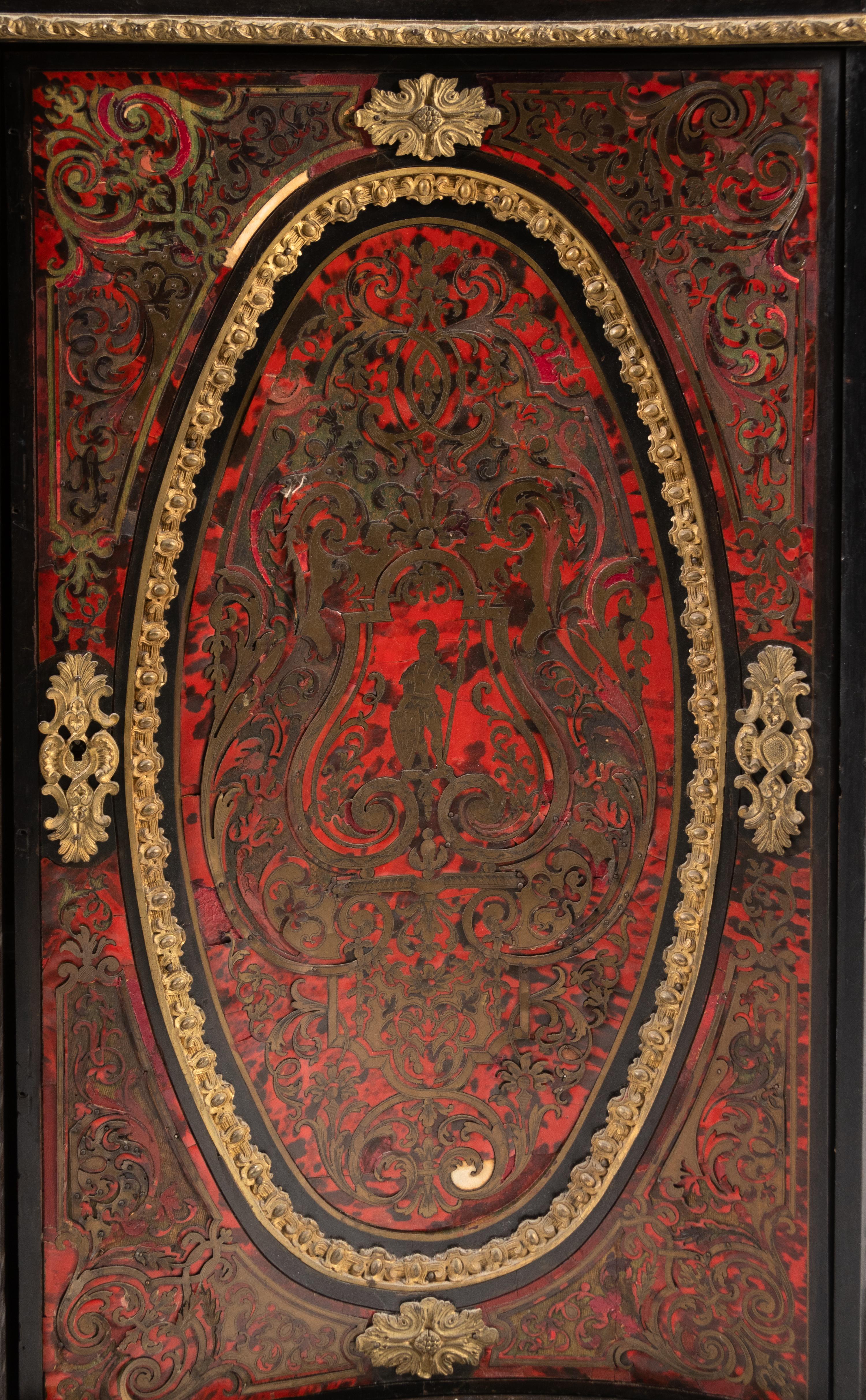 A Napoleon III Gilt Bronze Mounted Boulle Marquetry Cabinet