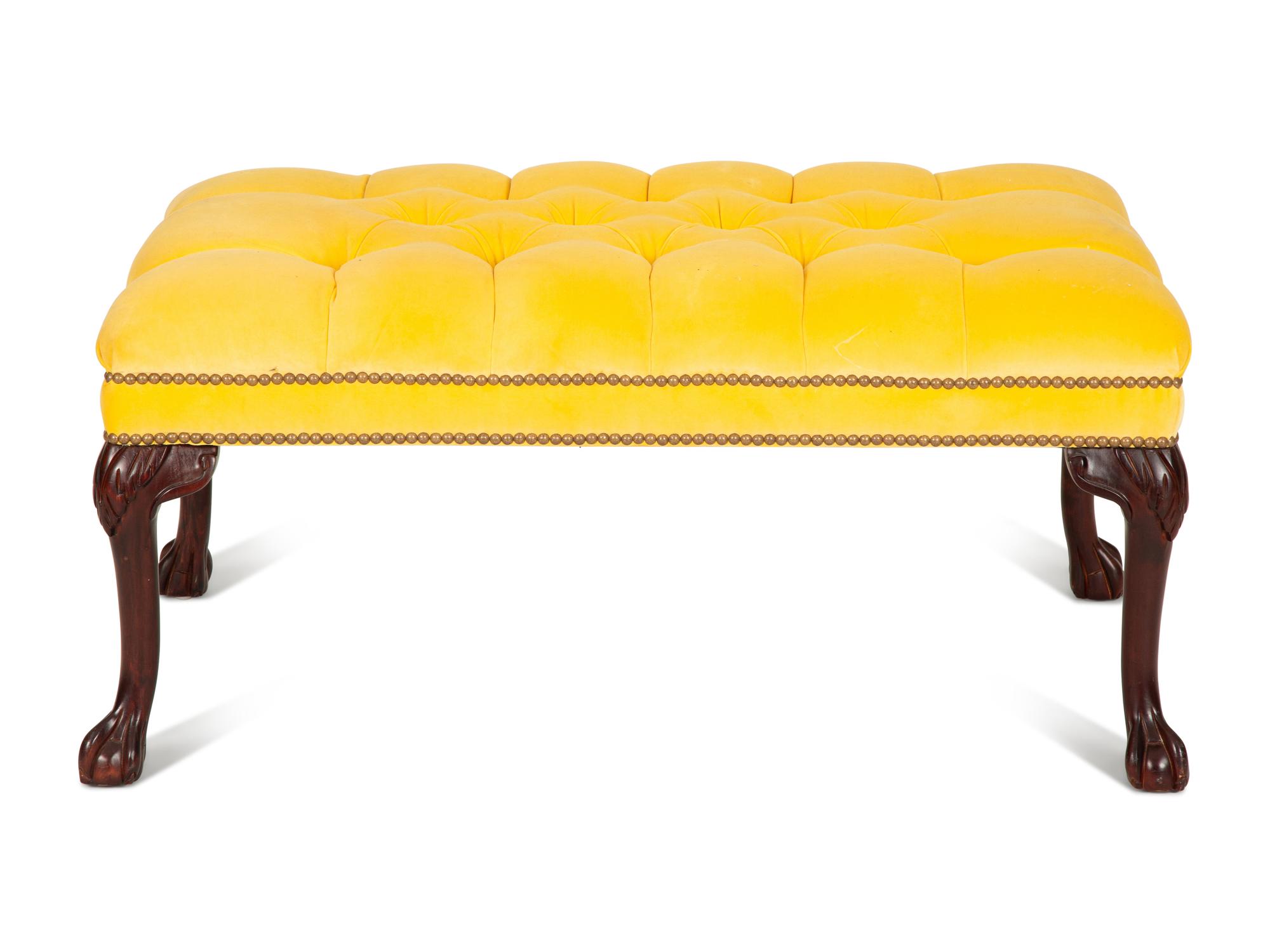 A George II Style Mahogany Bench