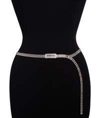 WHITE GOLD AND DIAMOND BELT
