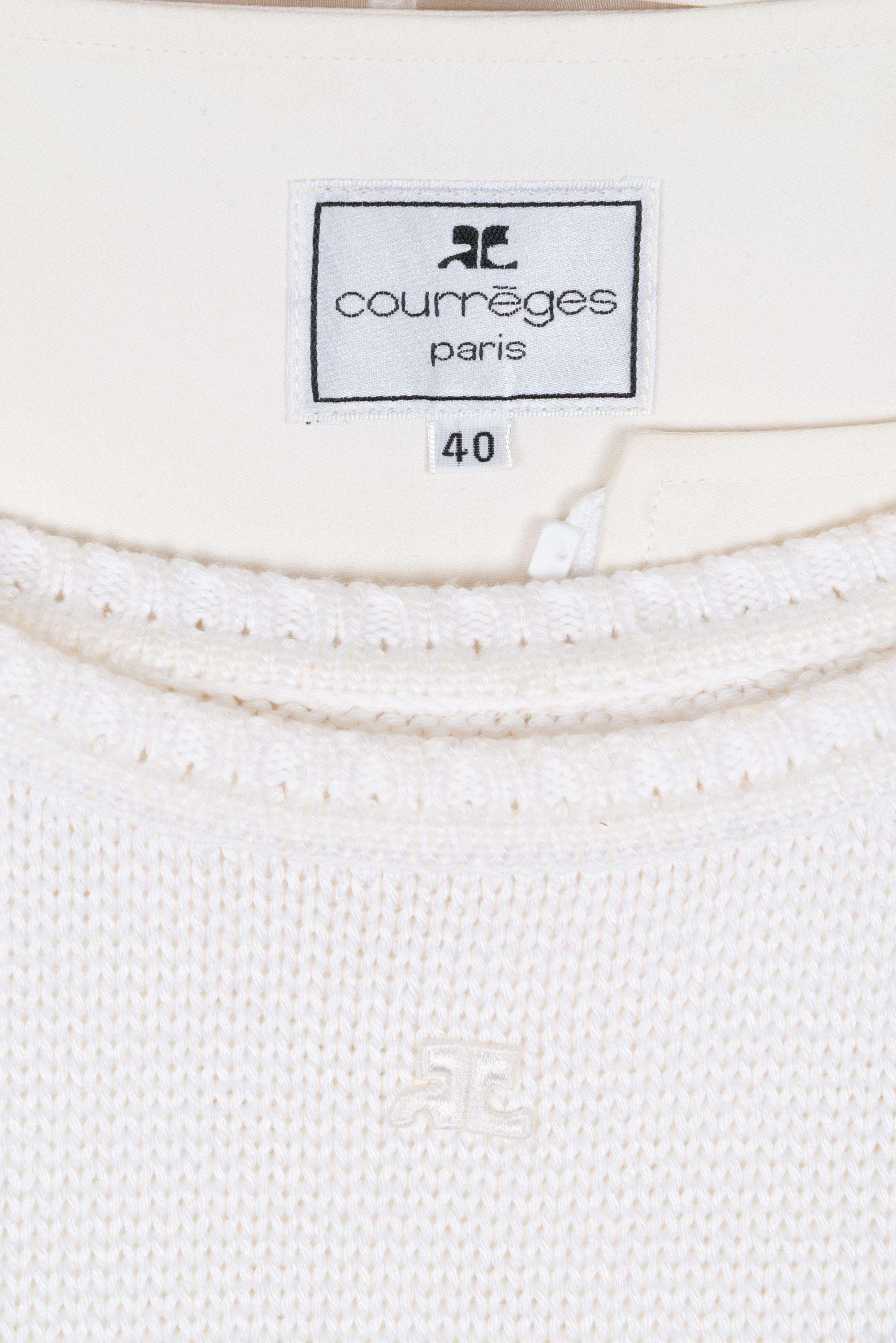 Two Courrèges Knit Dresses, 1980-2000s