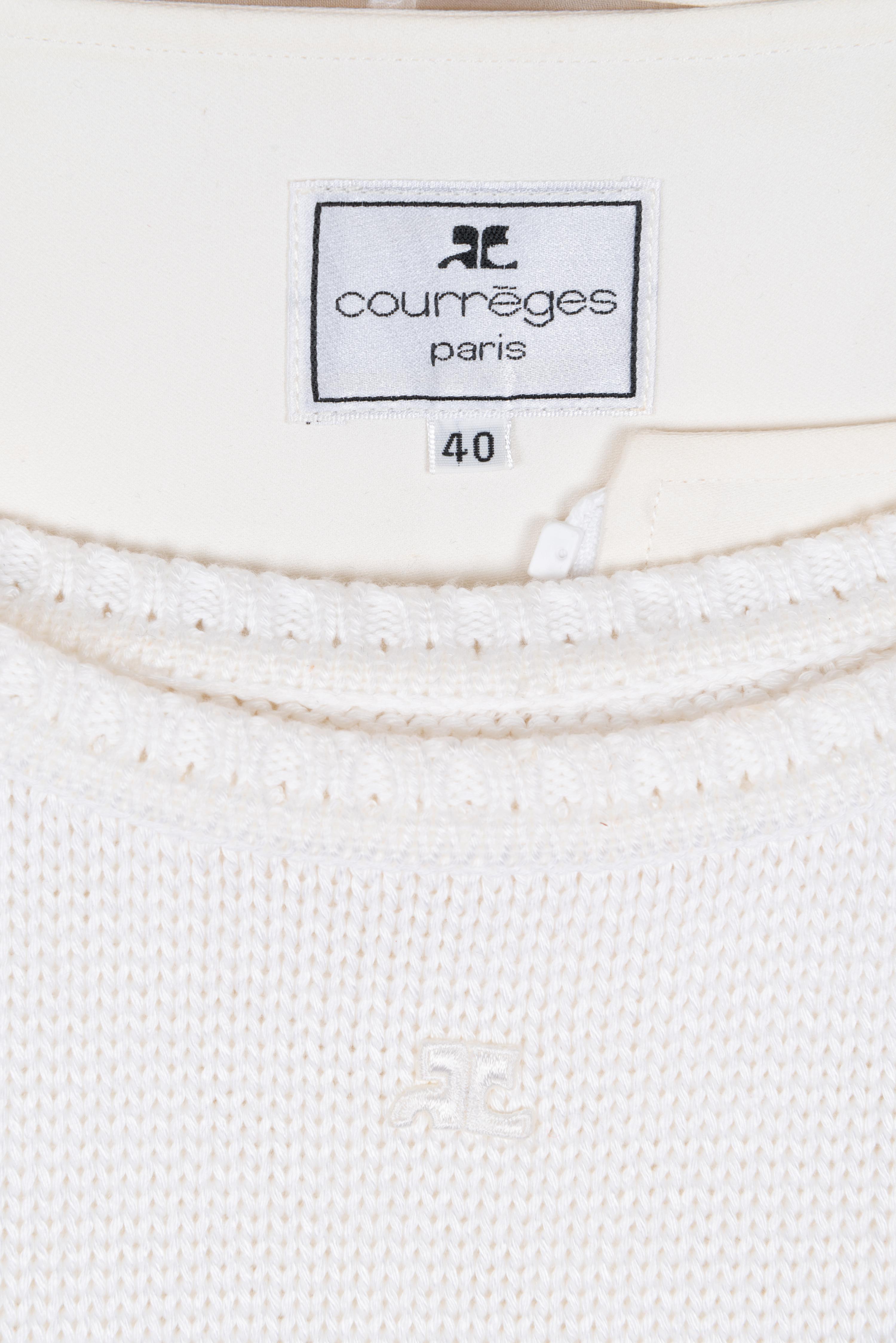 Two Courrèges Knit Dresses, 1980-2000s