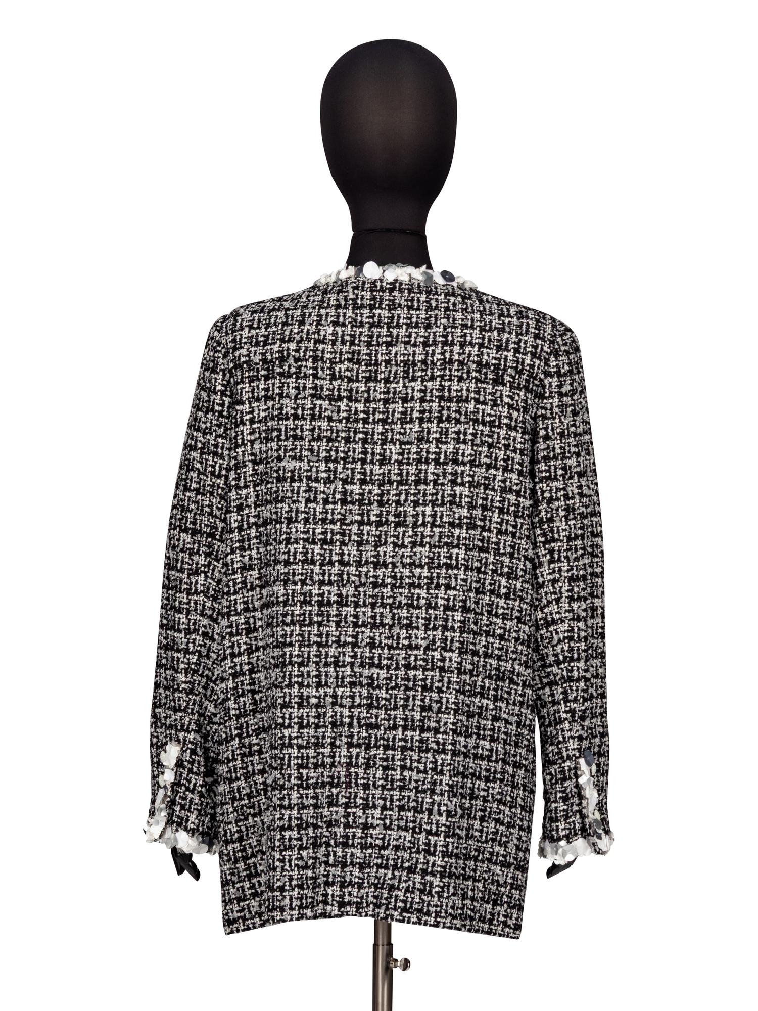 Chanel, Sequin-Trim Tweed Jacket