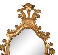 An Italian Rococo Style Giltwood Mirror — 19th/20th Century