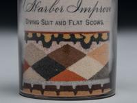An Andrew Clemens (American, 1857-1894) Williams and Upham Contractors for River and Harbor Improvements Sand Bottle