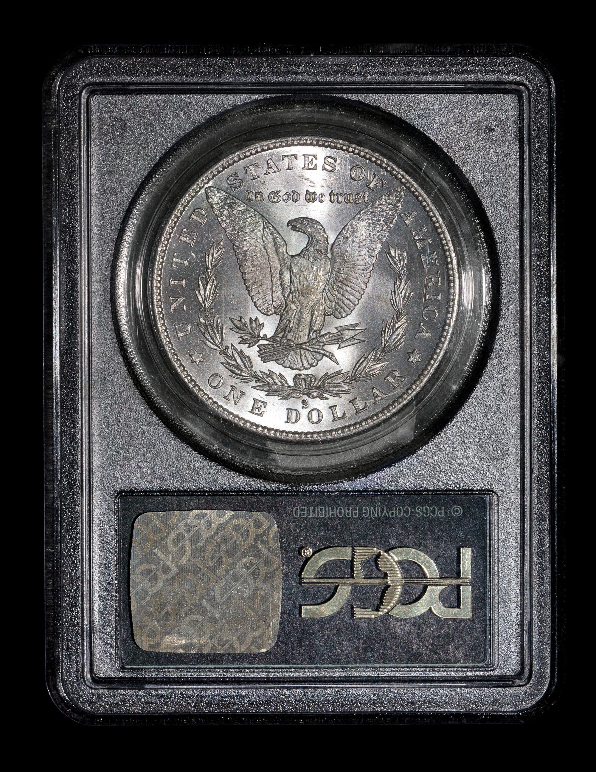 A United States 1880-S Morgan Silver $1 Coin — PCGS graded MS66