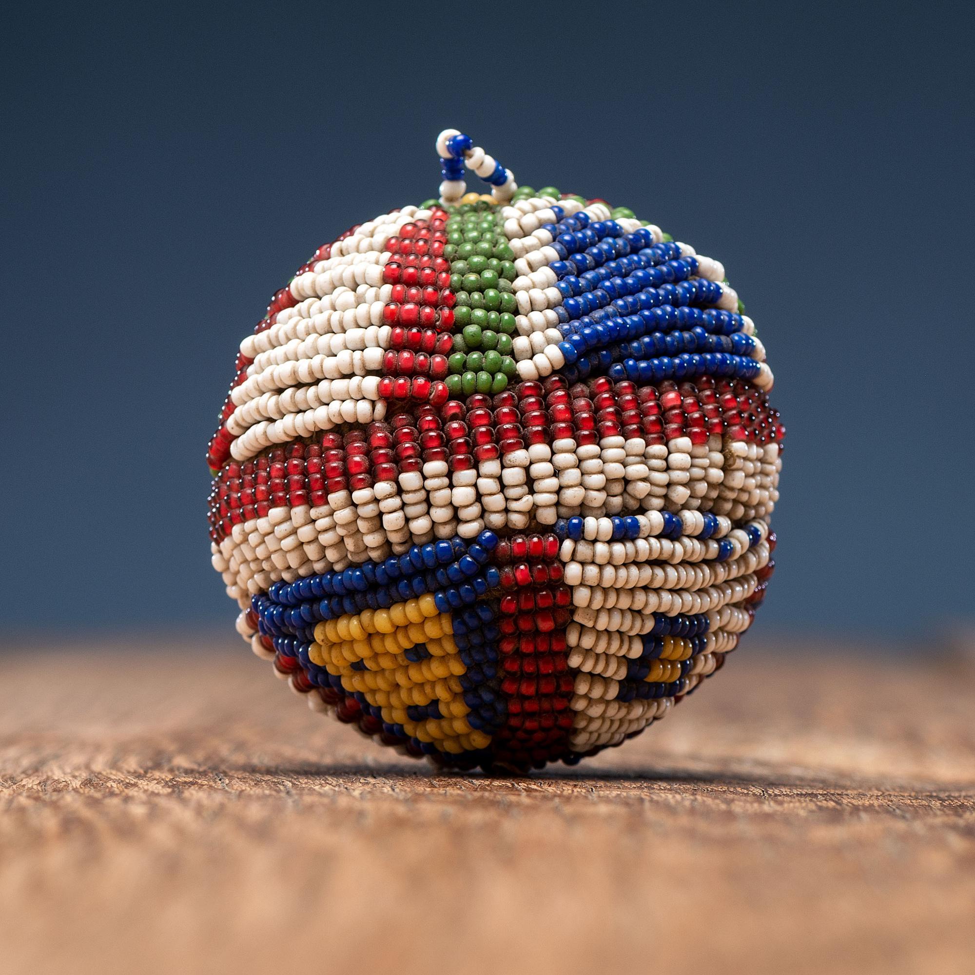 Sioux Beaded Hide Ball