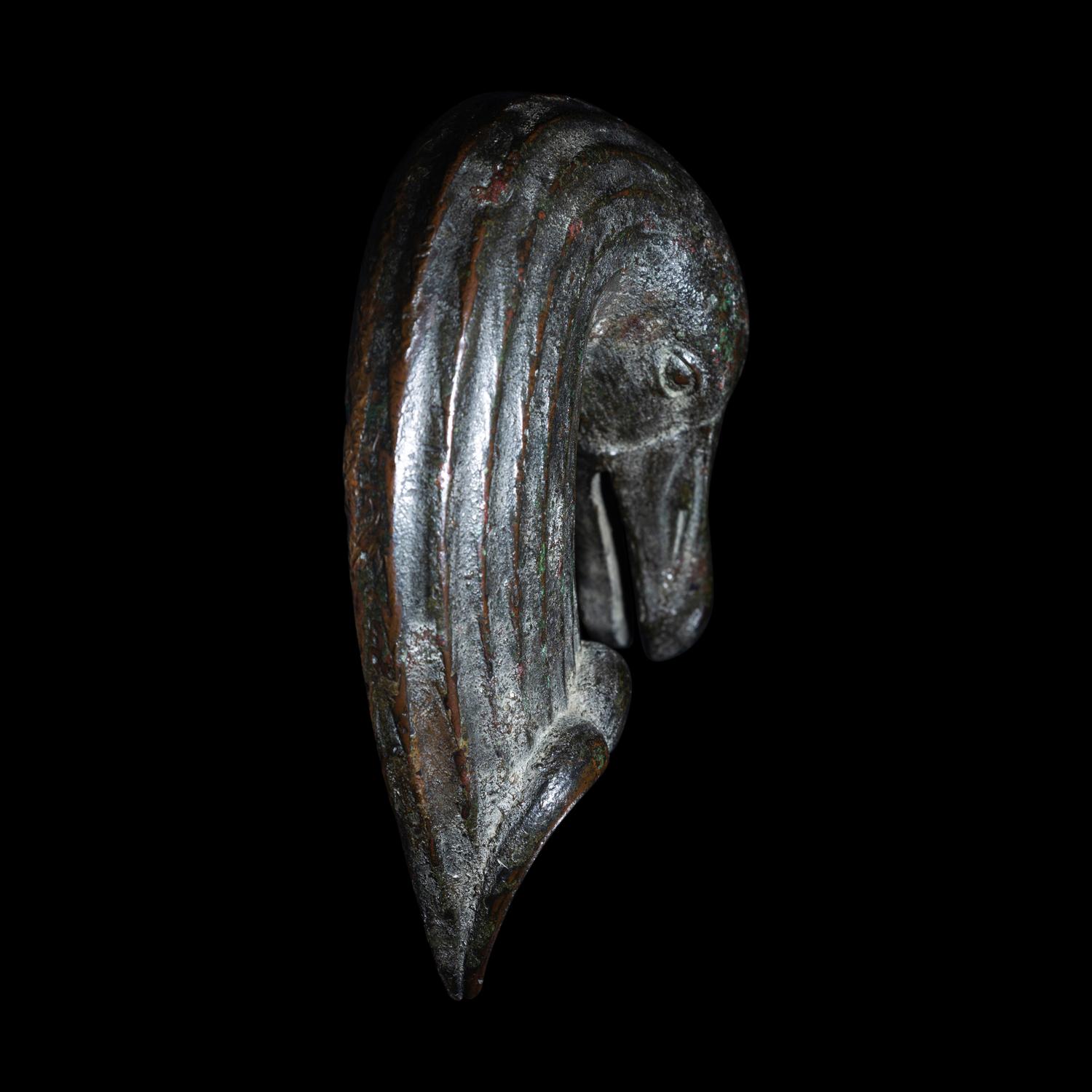 A Roman Bronze Fulcrum in the Form of a Goose