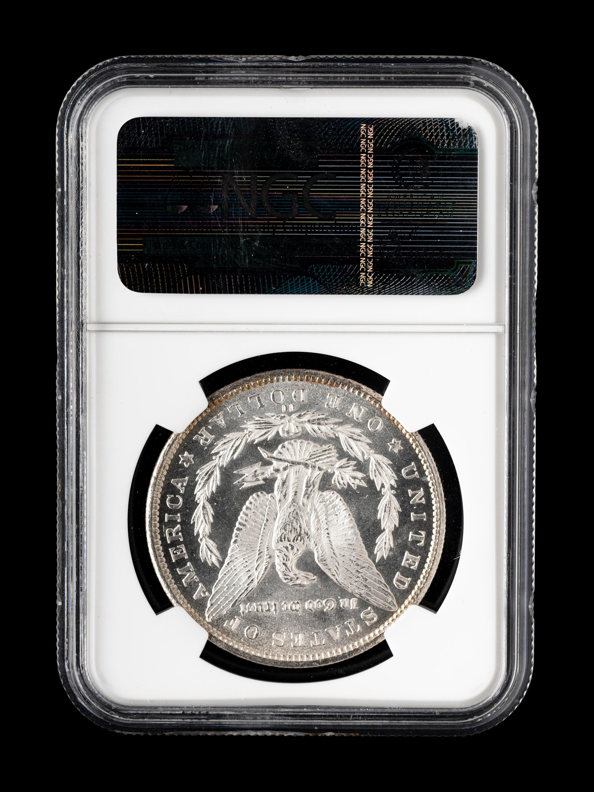 An 1892-CC Morgan $1 Coin (NGC MS63)