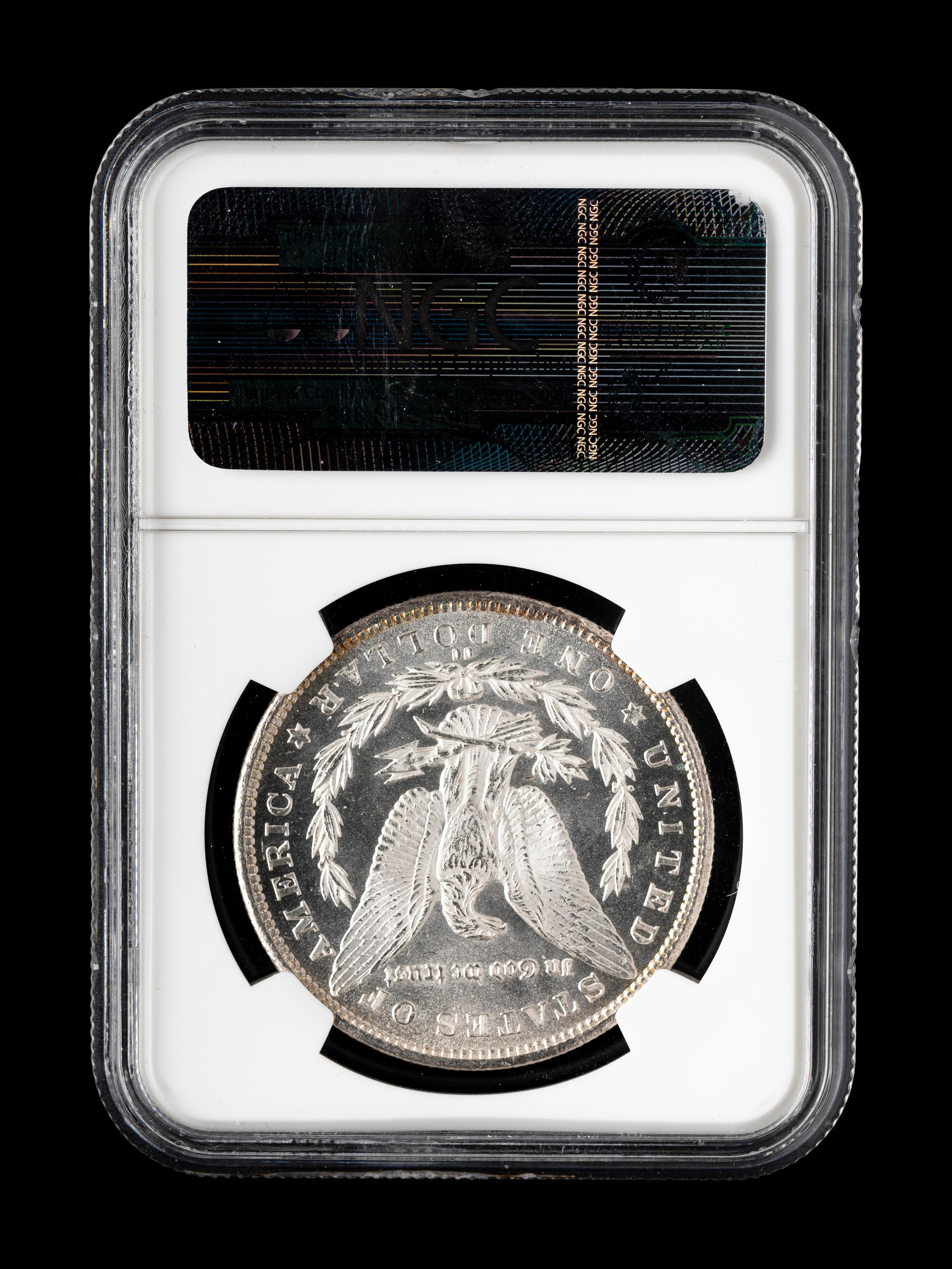 An 1892-CC Morgan $1 Coin (NGC MS63)