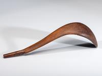 Northwest Coast Mountain Sheep Horn Carved Ladle