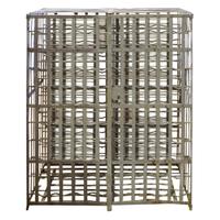 A Wrought Iron Wine Safe 36" W x 22" D x 45.5" H — France, 19th Century