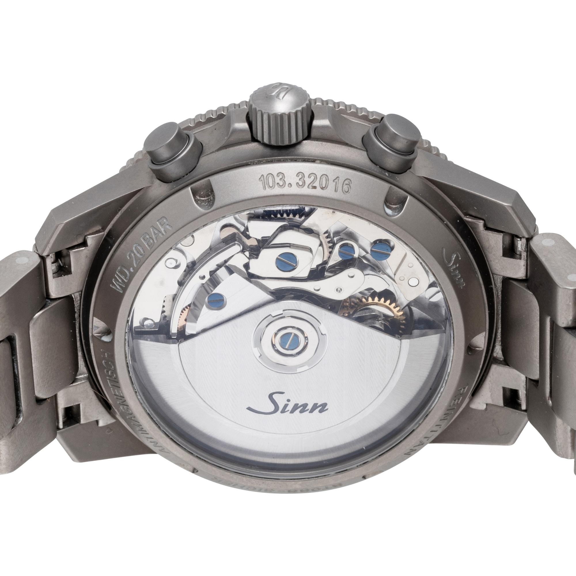 SINN, REF. 103 TI TITANIUM 'DIAPAL' WATCH, BOX & PAPERS