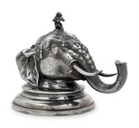 An English Silver-Plate Zoomorphic Ink Well