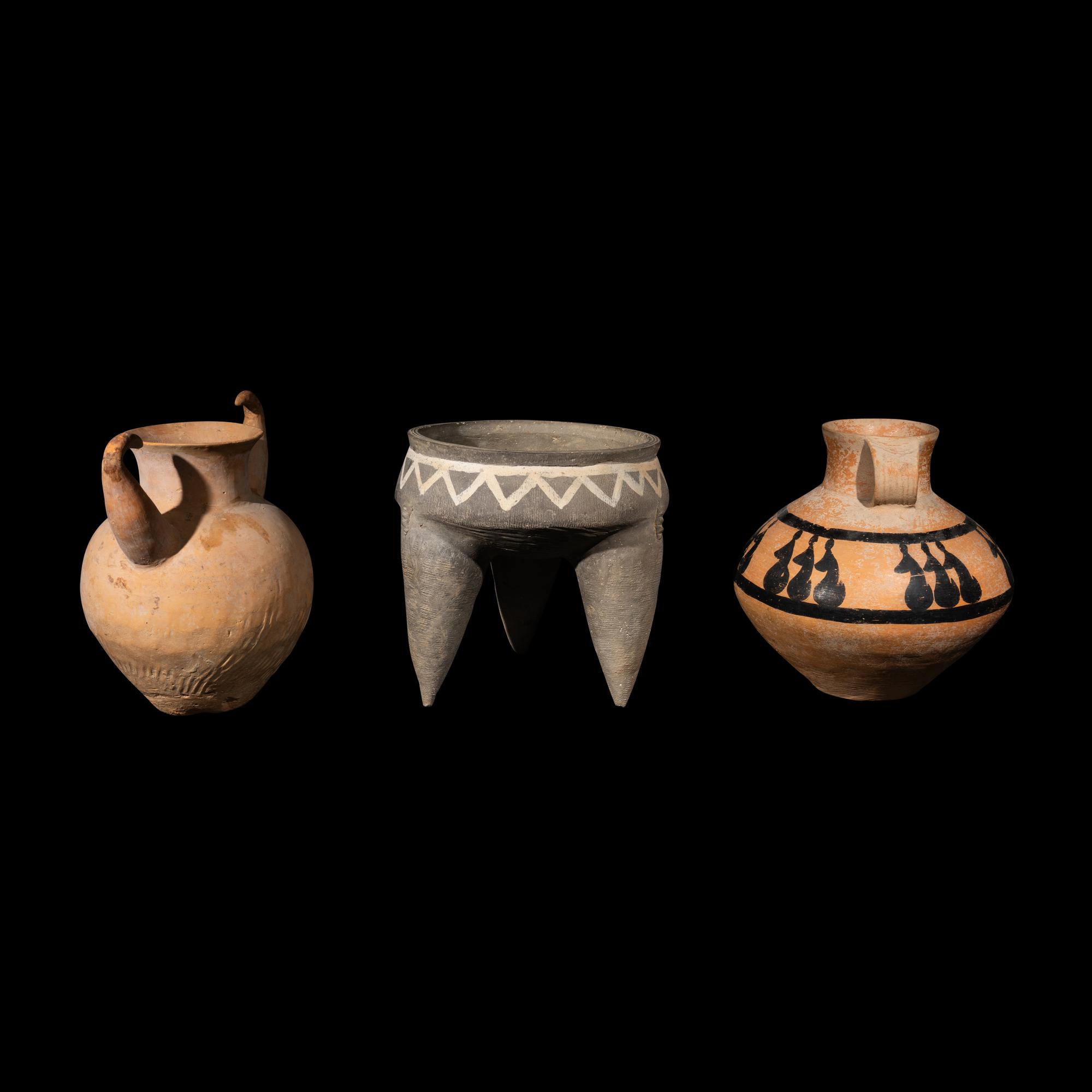 Six Bronze Age Terracotta Vessels