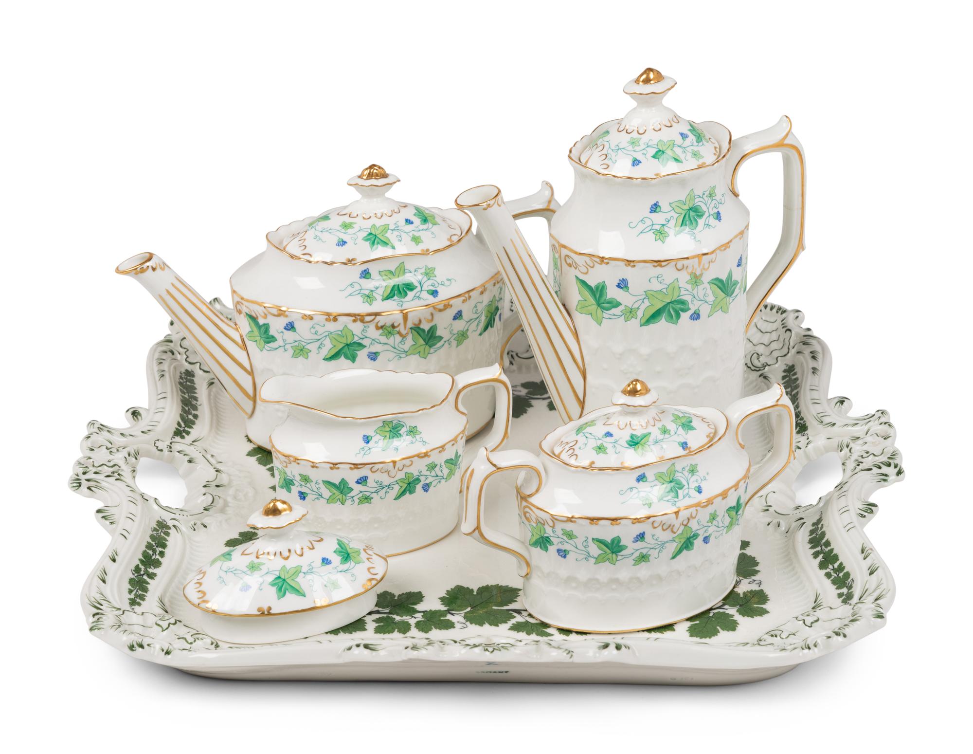 A Royal Crown Derby Porcelain Tea and Coffee Service