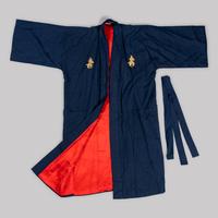 Two Chinese and Japanese Embroidered Silk Robes