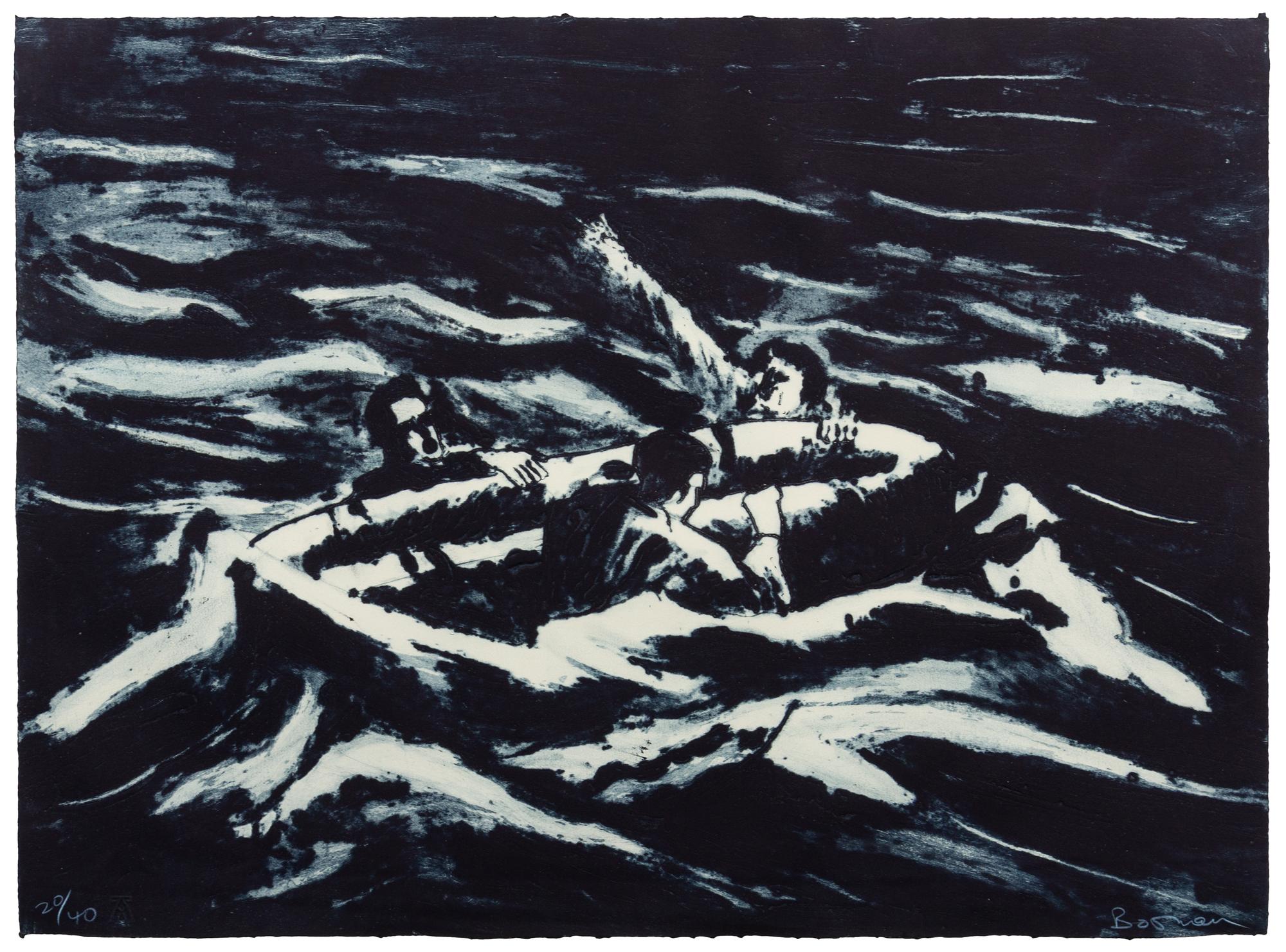Richard Bosman, (American, b. 1944), Life Raft, 1983