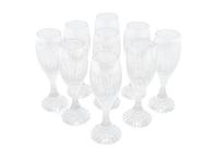 A Set of Nine Baccarat Cordials in the Massena Pattern