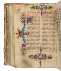 FOLLOWER OF TADDEO CRIVELLI (b. Ferrara, 1425; d. Bologna, 1479) The von Wolkenstein Breviary, for Franciscan Use, in Latin, illuminated manuscript on parchment [Italy, Ferrara? 1499]