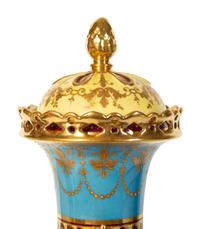 A Fischer & Meig Vienna Style Porcelain Urn — 19th Century