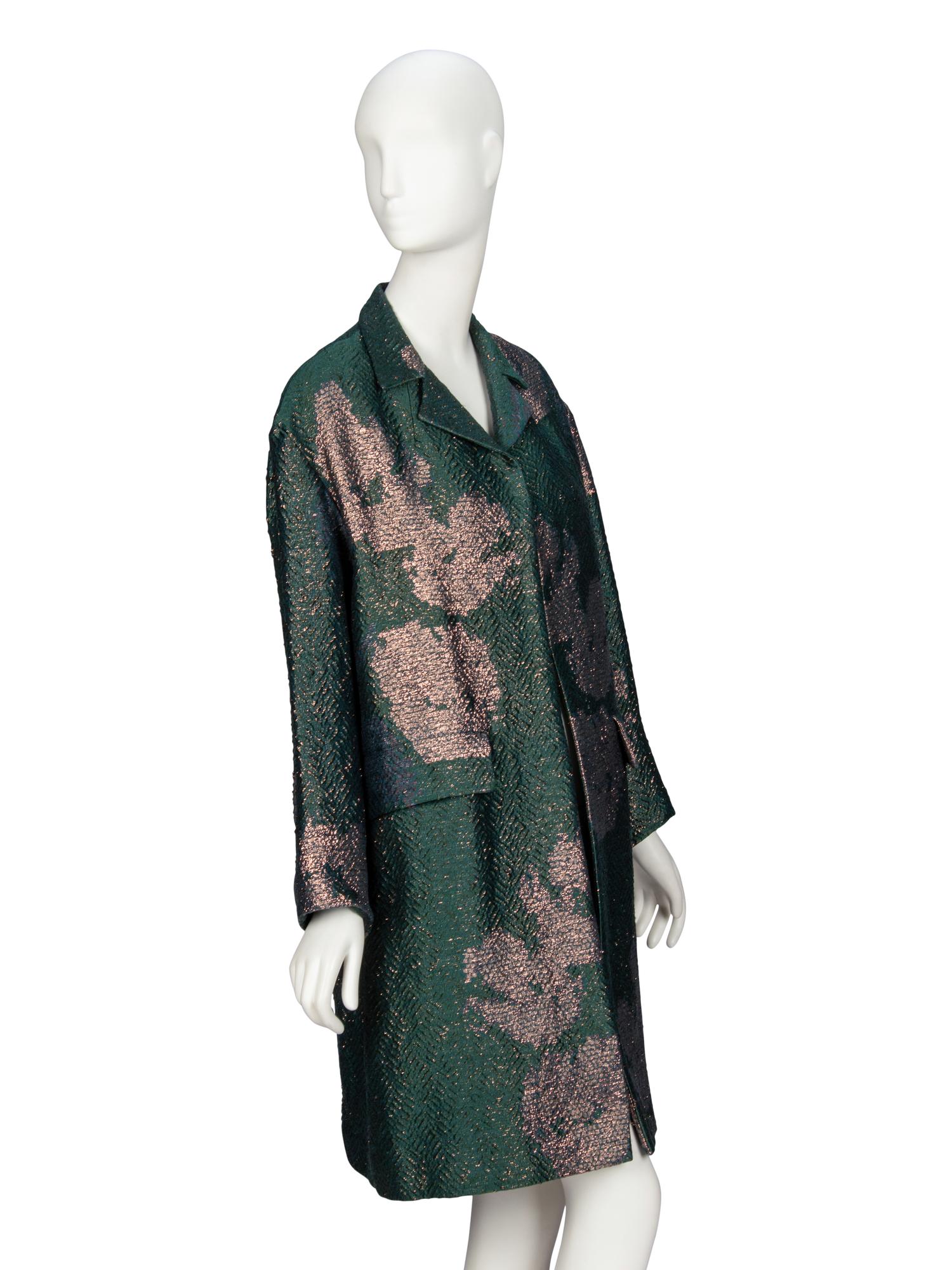 DRIES VAN NOTEN, BROCADE EVENING COAT