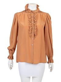 Three Vintage Designer Blouses, 1970-90s: Two Yves Saint Laurent & One Jean Halm