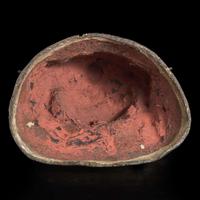 A Chinese bronze figure of crowned and seated Budai 布袋和尚铜像 Ming dynasty ?