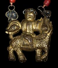 Two Chinese Silver Necklaces