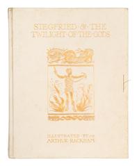 RACKHAM, Arthur (1867-1939), illustrator. -- WAGNER, Richard (1813-1883). [The Ring of the Niblung]. The Rhinegold & the Valkyrie. -- Siegfried & the Twilight of the Gods . London & New York: William Heinemann and Doubleday Page & Co., 1910, 1911.