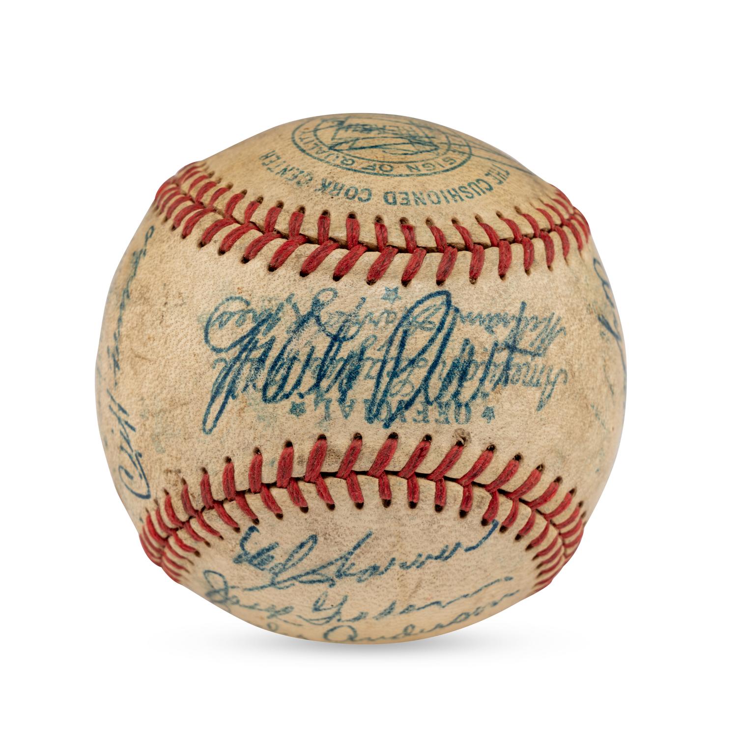 A 1948 St. Louis Browns Team Signed Autograph Baseball (Beckett Authentication Services Letter of Authenticity)