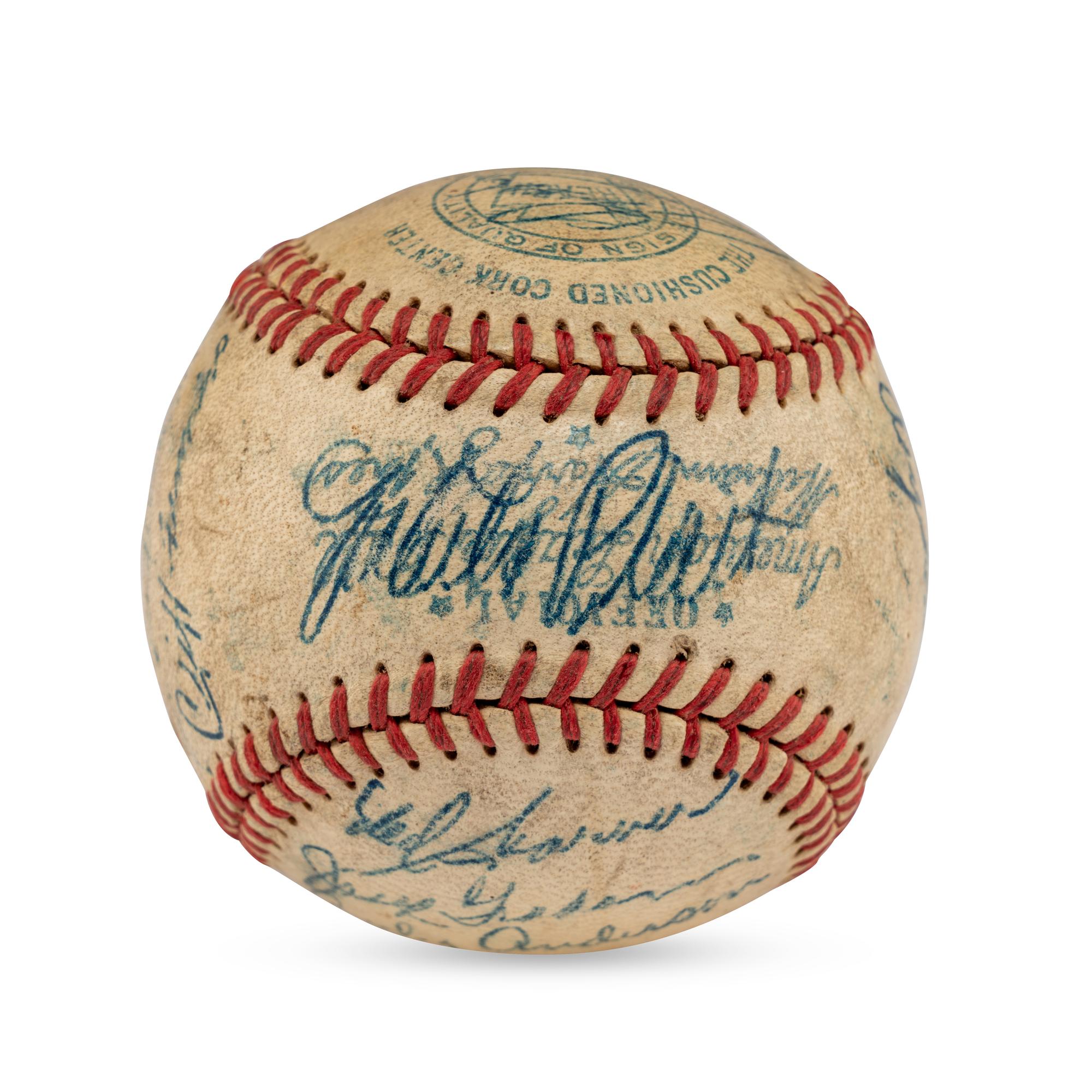 A 1948 St. Louis Browns Team Signed Autograph Baseball (Beckett Authentication Services Letter of Authenticity)