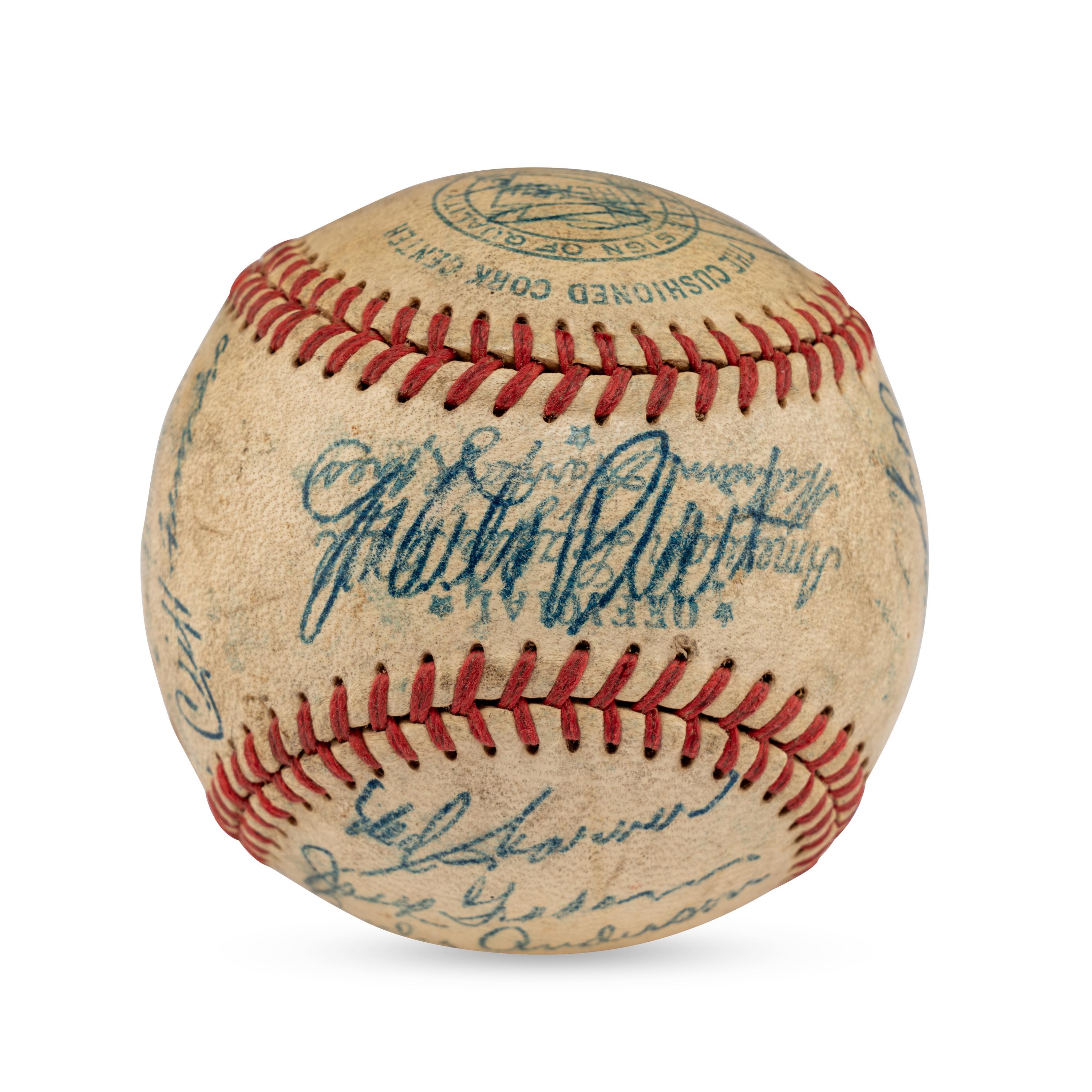 A 1948 St. Louis Browns Team Signed Autograph Baseball (Beckett Authentication Services Letter of Authenticity)
