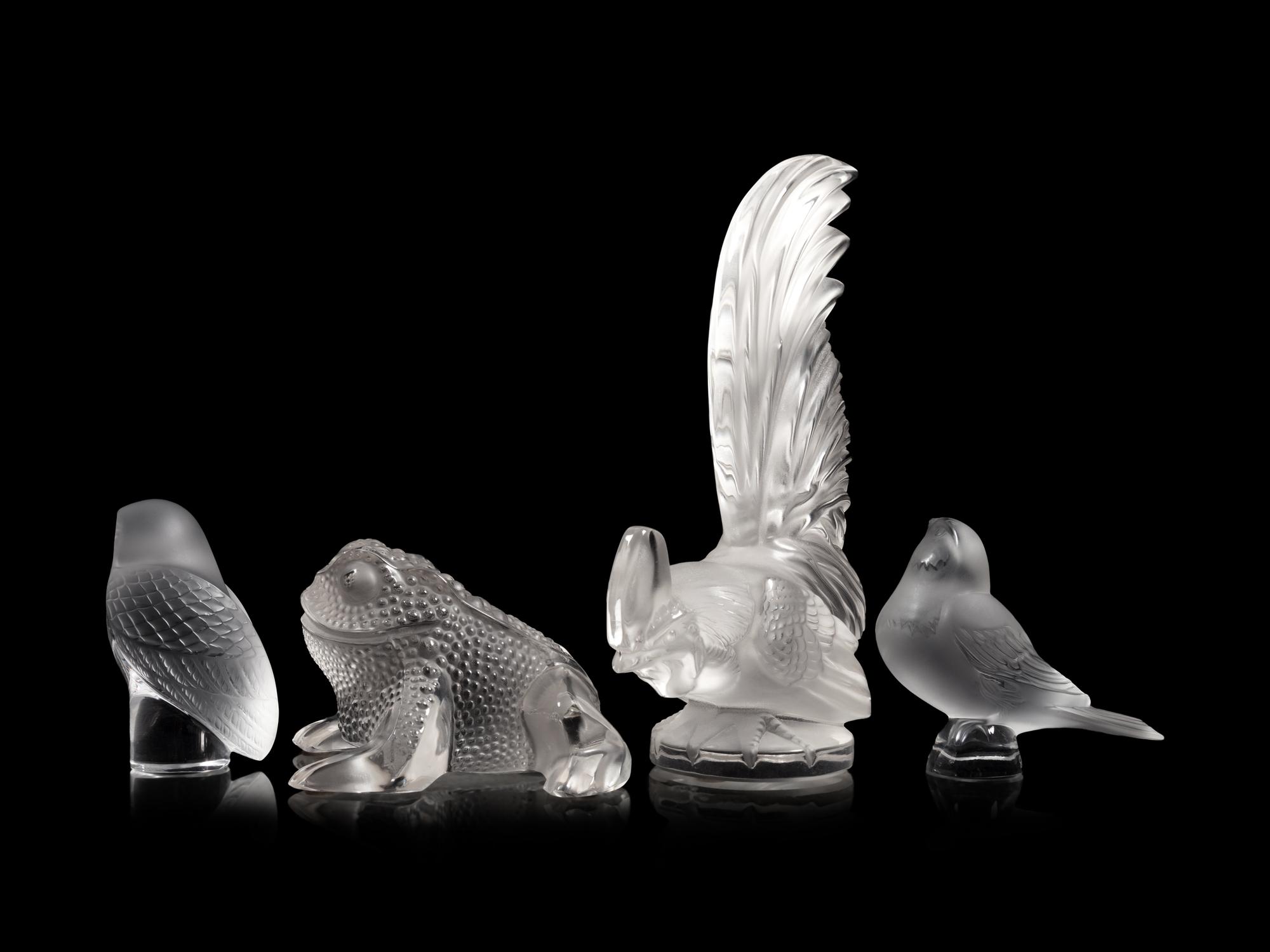 Four Lalique Sculptures