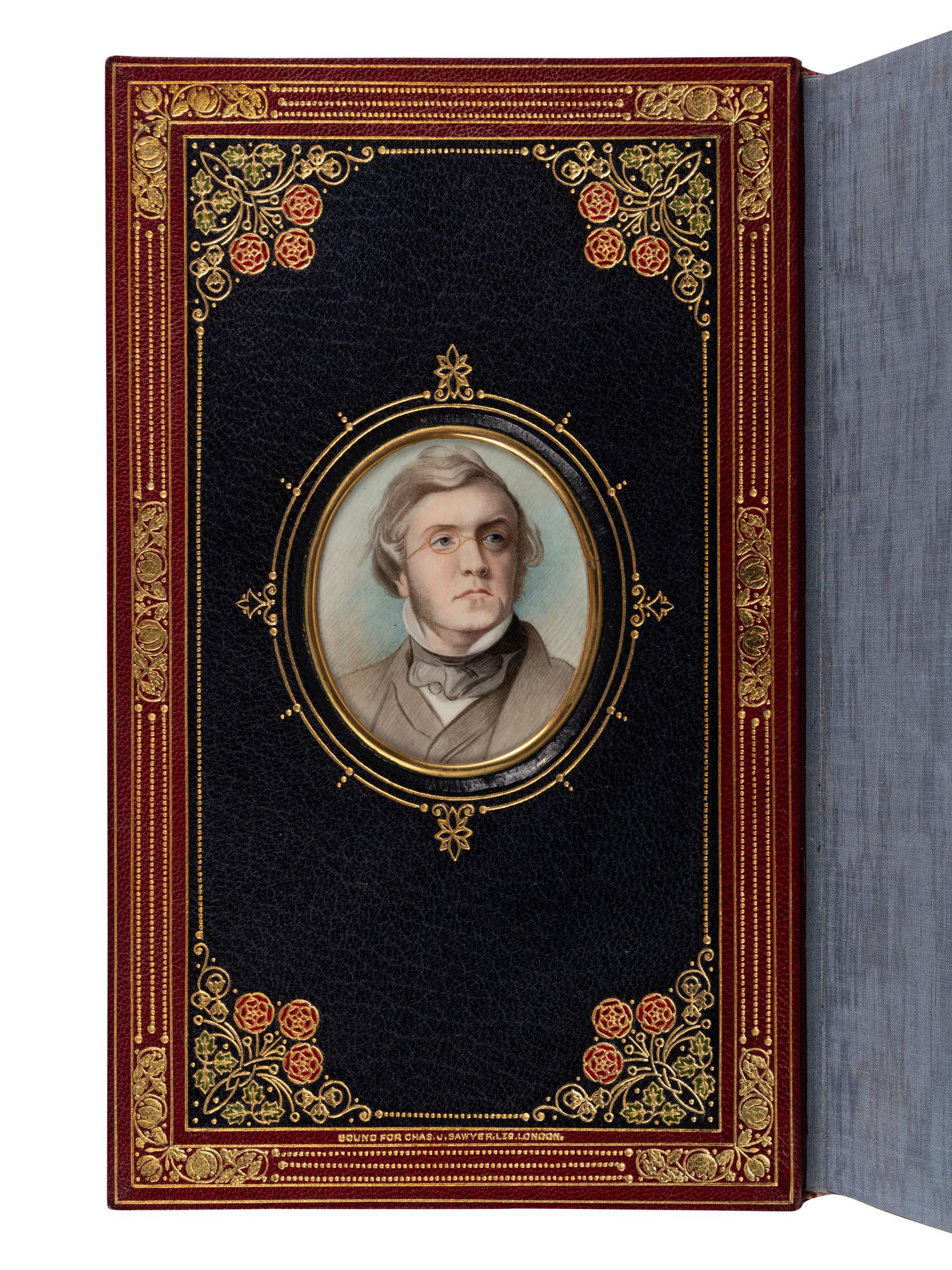 [BINDING -- SANGORSKI & SUTCLIFFE]. THACKERAY, William Makepeace (1811-1863). Vanity Fair . London: Bradbury and Evans, 1848.