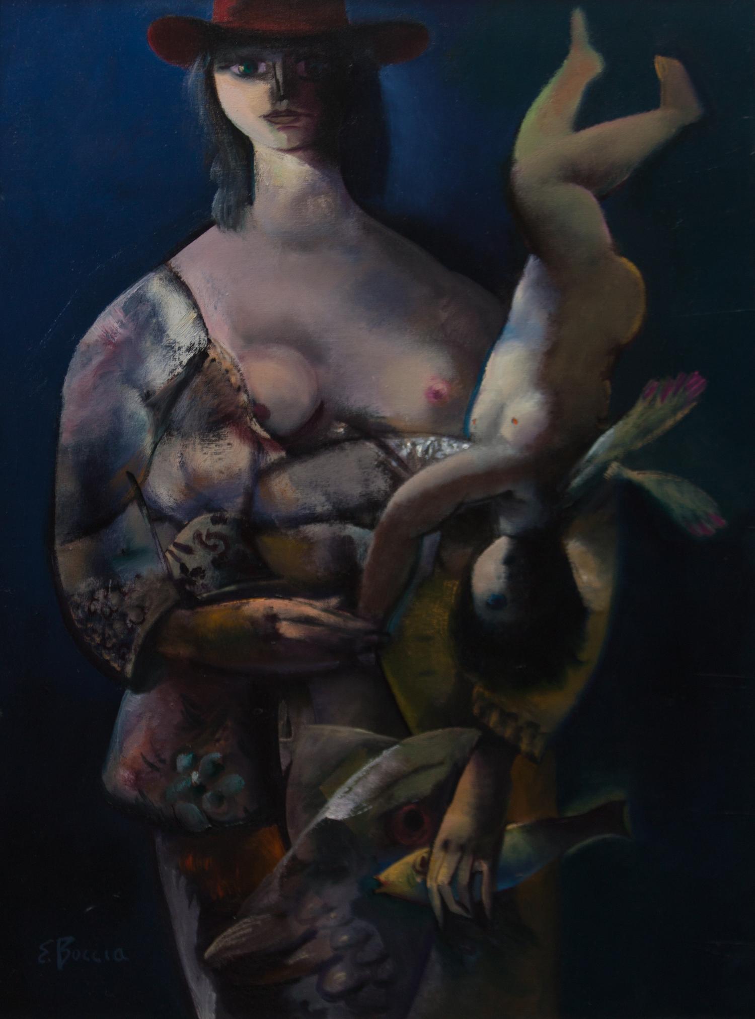Edward E. Boccia, (American, b. 1921), Visitation, 1989