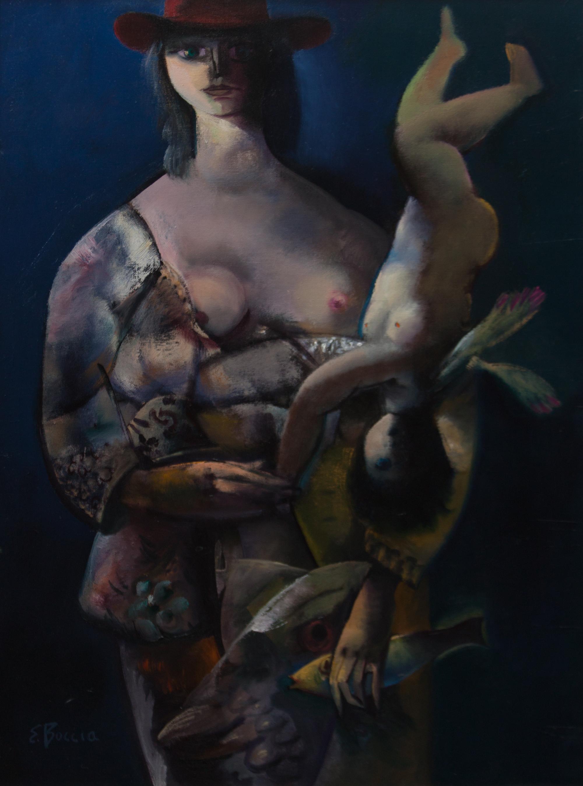 Edward E. Boccia, (American, b. 1921), Visitation, 1989
