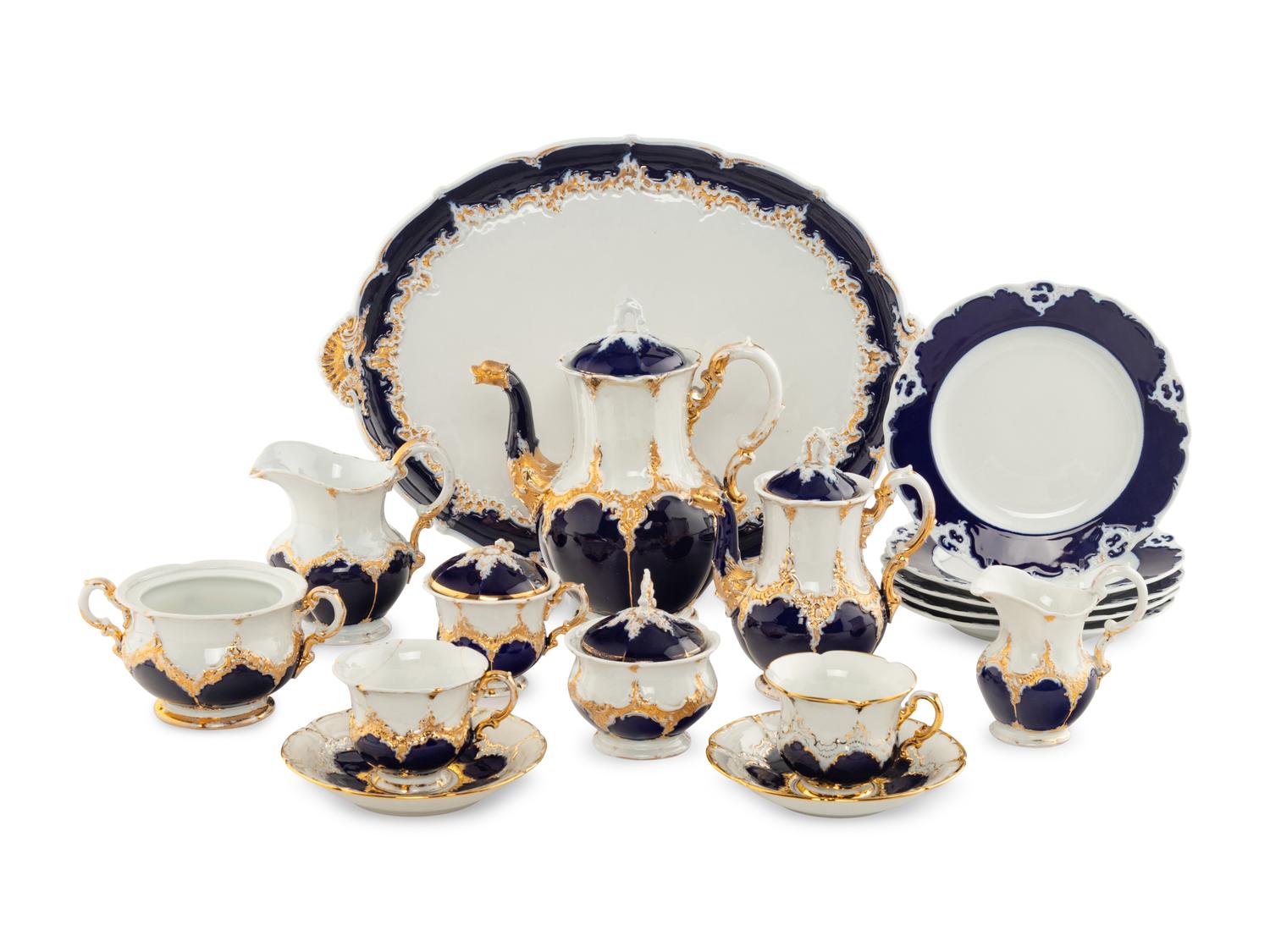 A Meissen Porcelain Dessert Service